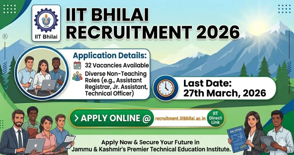 IIT Bhilai Recruitment 2026