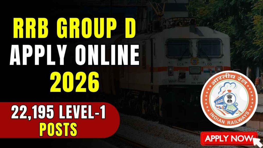 RRB Group D Online Application 2026