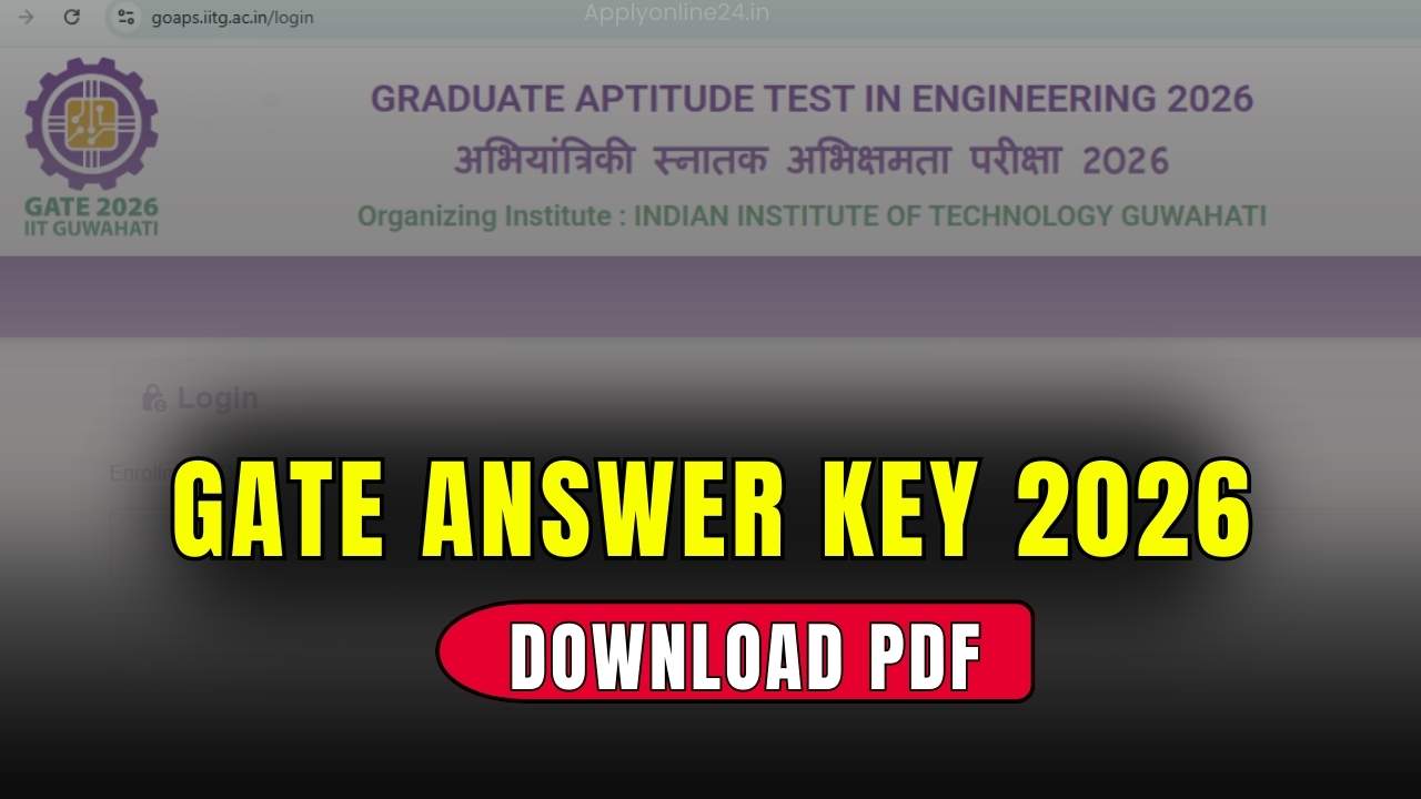 GATE Answer Key 2026