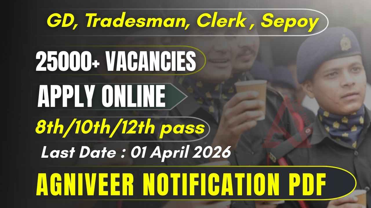 Indian Army Agniveer Recruitment 2026 Notification PDF