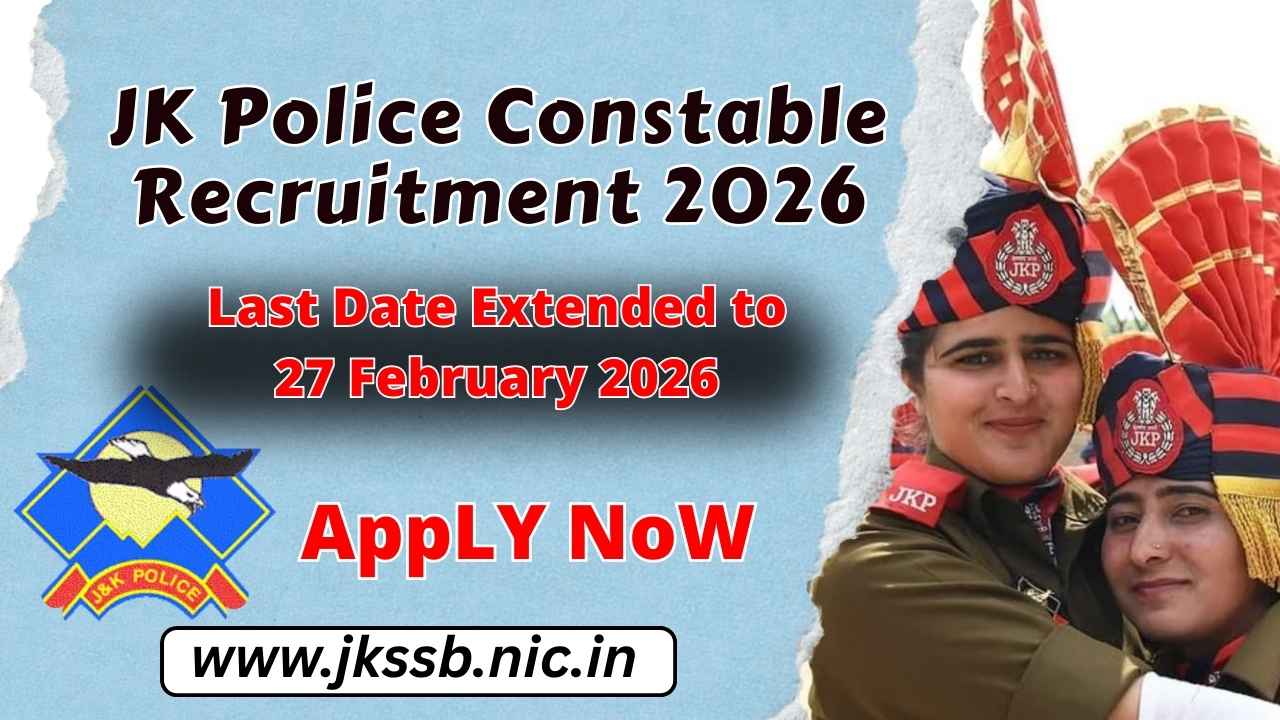 JK Police Constable Recruitment 2026