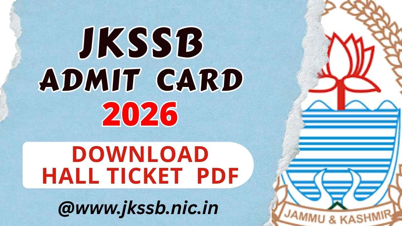 JKSSB Admit Card 2026