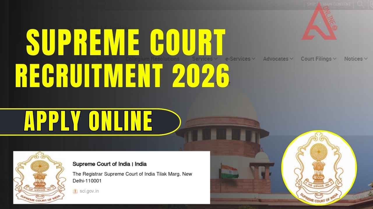 Supreme Court Recruitment 2026