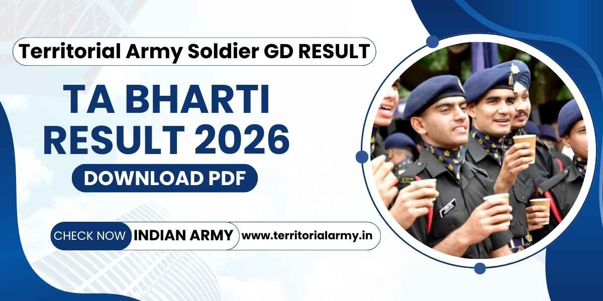 TA Bharti Result 2026