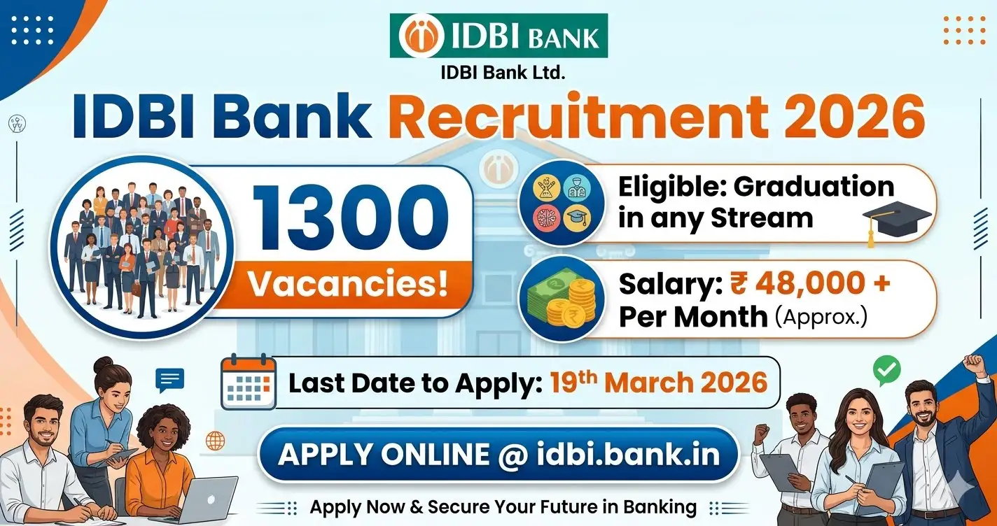 IDBI Bank Recruitment 2026