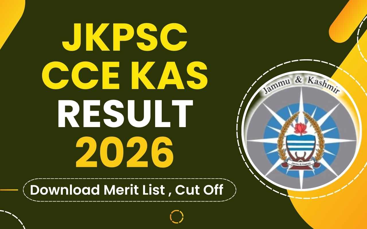 JKPSC CCE KAS Result 2026