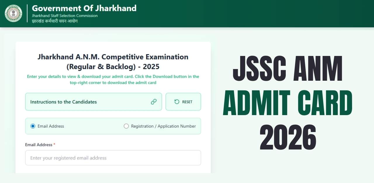 JSSC ANM Admit Card 2026
