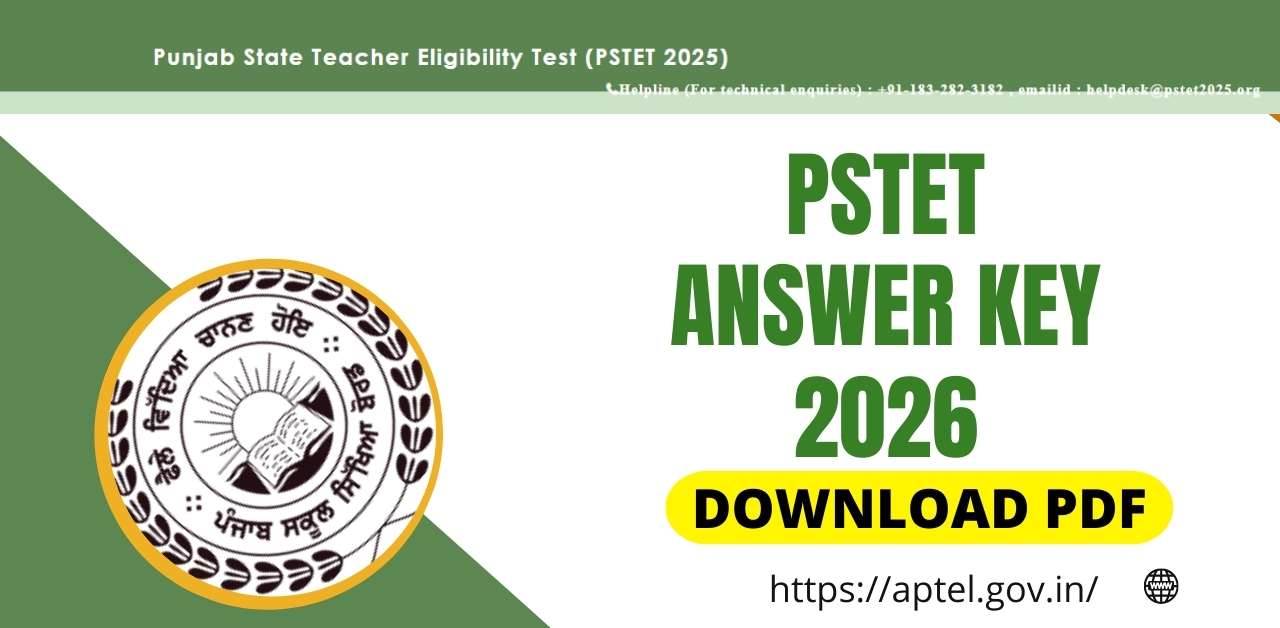 PSTET Answer Key 2026