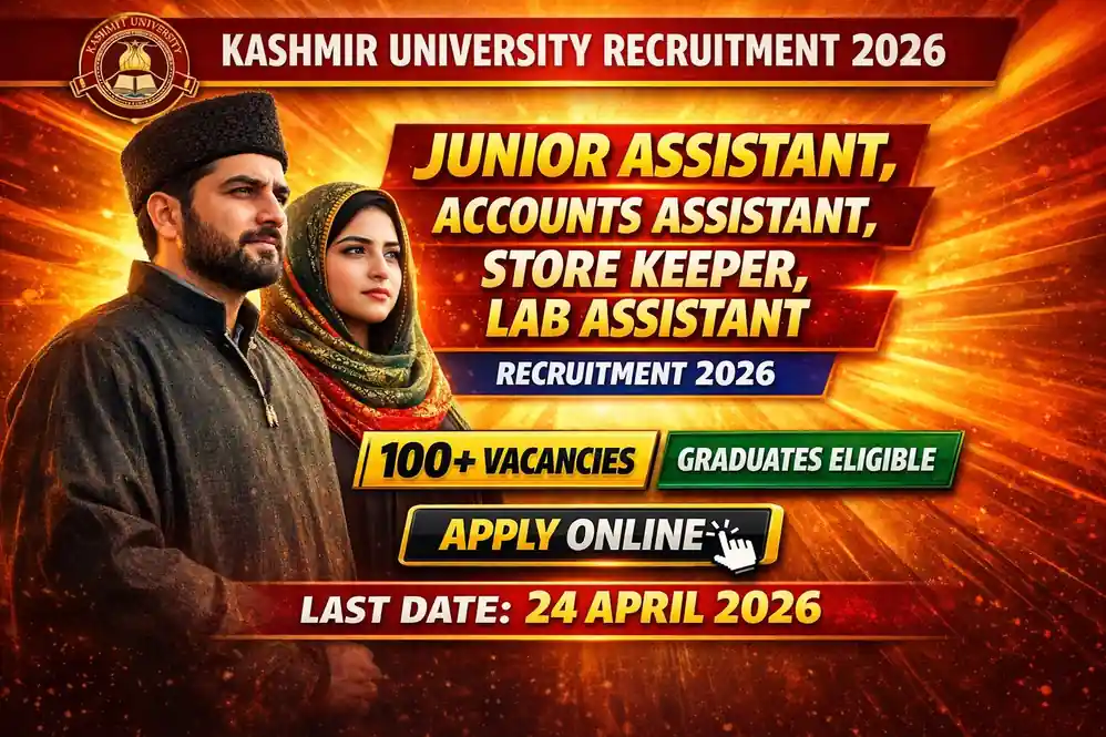 Kashmir University Recruitment 2026